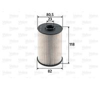 VALEO 587924 Filtro carburante Filtri motore elevati proprietà di filtrazione, durevolezza, applicazione facile e precisa