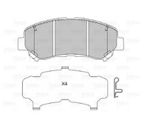 VALEO 601067 Kit pastiglie freno, Freno a disco per NISSAN,SUZUKI