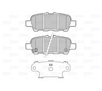VALEO 601148 Kit pastiglie freno, Freno a disco per INFINITI,NISSAN,RENAULT