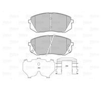 VALEO 601322 Kit pastiglie freno, Freno a disco per HYUNDAI,KIA