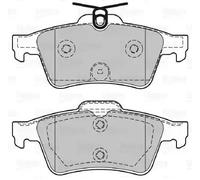 VALEO 601358 Kit pastiglie freni