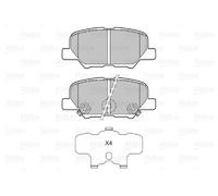 VALEO 601361 Kit pastiglie freno, Freno a disco per CITROËN,MAZDA,MITSUBISHI,PEU