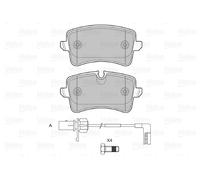 VALEO 601378 Kit pastiglie freno, Freno a disco per AUDI,AUDI (FAW)