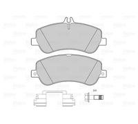 VALEO 601389 Kit pastiglie freno, Freno a disco per MERCEDES-BENZ