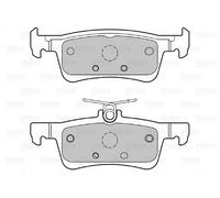 VALEO 601408 Kit pastiglie freno, Freno a disco per PEUGEOT