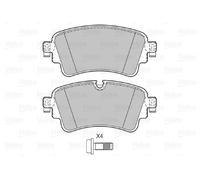 VALEO 601497 Kit pastiglie freno, Freno a disco per AUDI,VW