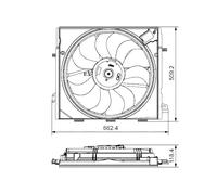 Valeo Motore elettrico 696873 per ventola del radiatore Renault Espace V (JR)
