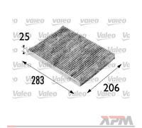 Valeo 698686 Filtro Aria Interna Per VW Golf III 1H5 Seat Inca 6K9