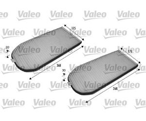 VALEO 698838 Filtro, Aria abitacolo per ALPINA,BMW