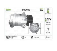 Compressore aria condizionata VALEO 699102