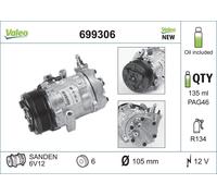 Valeo 699306 - Compressore, Climatizzatore