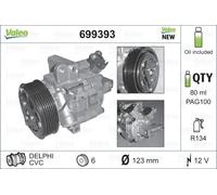 VALEO 699393 Compressore, Climatizzatore per CITROËN,PEUGEOT,TOYOTA