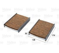 VALEO 701017 Filtro abitacolo per ALFA ROMEO 147 (937) GT (937) 156 (932) Filtro