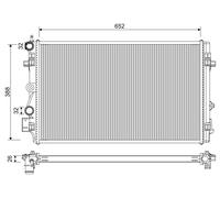 VALEO 701331 Radiatore, Raffreddamento motore per AUDI,SEAT,SKODA,VW
