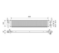 VALEO 701362 Radiatore, Raffreddamento motore per AUDI,SEAT,SKODA,VW