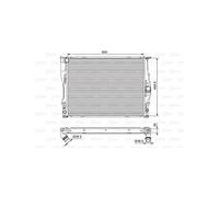 Valeo Radiator Bmw Serie 1 E81/E82/ E87 / E88 701542