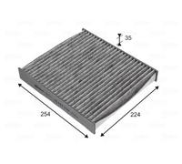 VALEO 715727 Filtro Aria Interna Per AUDI, SEAT, SKODA, VW