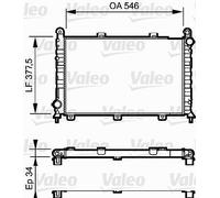 VALEO 731251 - Radiatore Raffreddamento motore