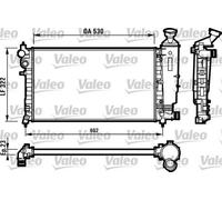 VALEO 731526 Radiatore motore adatto per PEUGEOT 106 I (1A, 1C)