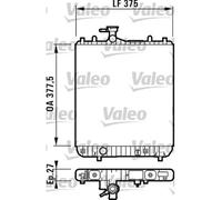 Valeo 732719 Radiatore, Raffreddamento Motore