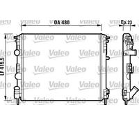 VALEO 732721 Radiatore motore per RENAULT CLIO II (BB0/1/2, CB0/1/2) KANGOO