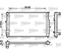VALEO 732811 Radiatore, Raffreddamento motore per AUDI,SKODA,VW