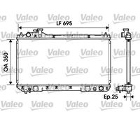 Radiatore Alette di raffreddamento saldate 734216 VALEO per TOYOTA RAV 4 I