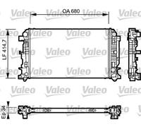VALEO 735089 Radiatore, Raffreddamento motore per MERCEDES-BENZ