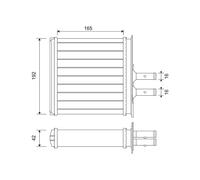 VALEO 812145 Scambiatore calore per riscaldamento abitacolo