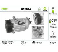 VALEO 813644 Compressore, Climatizzatore per OPEL,RENAULT,VAUXHALL