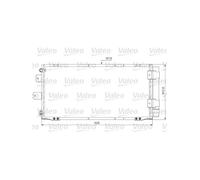 Valeo 814037 - Condensatore, aria condizionata