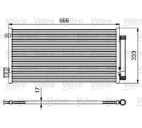 VALEO 814111 Condensatore climatizzatore FIAT