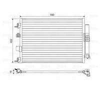 VALEO Condensatore, Climatizzatore 814161