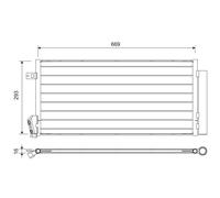 VALEO 814377 Condensatore, Climatizzatore per FIAT,OPEL,VAUXHALL