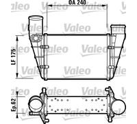 VALEO 817625 Intercooler per AUDI,AUDI (FAW),VW,VW (SVW)
