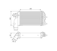 VALEO 817632 Intercooler per CITROËN,FIAT,PEUGEOT