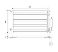 VALEO 817648 Condensatore climatizzatore OPEL