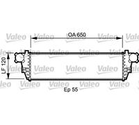 VALEO 817760 intercooler aria turbo Rsu Mer Serie 203 04> Cdi