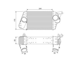 VALEO 817879 intercooler aria turbo Rsu Fiat Stilo (9/20