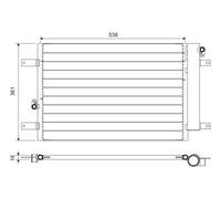 VALEO 818004 Condensatore, Climatizzatore per FORD,SEAT,VW