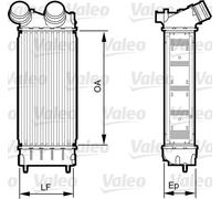 VALEO 818226 Intercooler per CITROËN,DS,PEUGEOT
