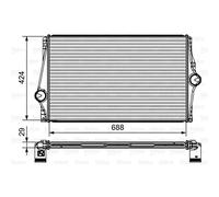 Valeo 818282 Radiatore aria suralimentation