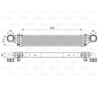 VALEO 818337 Intercooler adatto per MERCEDES-BENZ E-Klasse Limousine (W211)