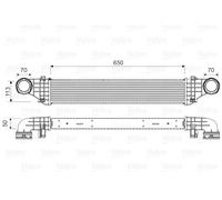 VALEO Intercooler per MERCEDES-BENZ 818337