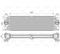 VALEO 818341 Intercooler per VW CRAFTER 30-50 Kasten (2E) CRAFTER 30-35 Bus (2E)