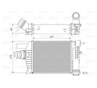 VALEO 818343 Intercooler per DACIA,RENAULT