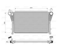 VALEO 818347 Intercooler per AUDI,CUPRA,SEAT,SKODA,VW