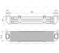 VALEO 818359 Intercooler per LAND ROVER