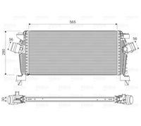 VALEO 818565 Intercooler per OPEL,VAUXHALL