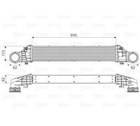 VALEO 818587 Intercooler per MERCEDES-BENZ,MERCEDES-BENZ (BBDC)